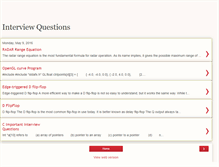 Tablet Screenshot of interviewfaqs4all.blogspot.com