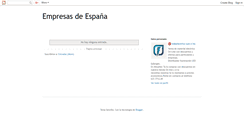 Desktop Screenshot of empresasdeespana.blogspot.com