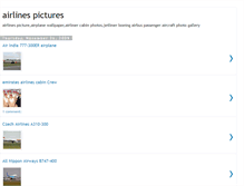 Tablet Screenshot of airlinespics.blogspot.com