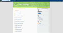 Desktop Screenshot of credit-mutuelle-fr.blogspot.com