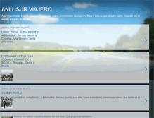 Tablet Screenshot of anlusurviajes.blogspot.com
