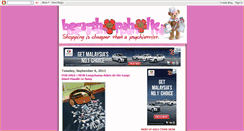 Desktop Screenshot of be-a-shopaholic.blogspot.com
