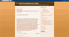 Desktop Screenshot of freestarbuckscoffee.blogspot.com