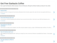 Tablet Screenshot of freestarbuckscoffee.blogspot.com