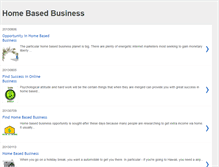 Tablet Screenshot of homebasedbusiness-oneline.blogspot.com