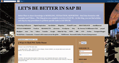 Desktop Screenshot of letsbebetterinsapbi.blogspot.com