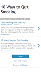 Mobile Screenshot of 10-ways-to-quit-smoking.blogspot.com