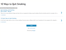 Tablet Screenshot of 10-ways-to-quit-smoking.blogspot.com