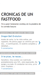 Mobile Screenshot of cronicasdeunfastfood.blogspot.com
