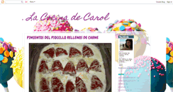 Desktop Screenshot of lacocinadecarol.blogspot.com