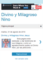Mobile Screenshot of divinoymilagrosonino.blogspot.com
