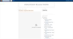 Desktop Screenshot of exploitedblacktenns.blogspot.com