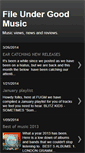 Mobile Screenshot of fileundergoodmusic.blogspot.com