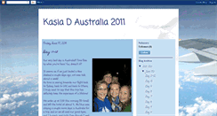 Desktop Screenshot of kasiadaustralia2011.blogspot.com
