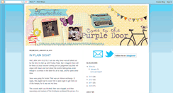 Desktop Screenshot of cometothepurpledoorwithflowerchic.blogspot.com