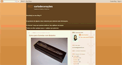 Desktop Screenshot of carladecoracoes.blogspot.com