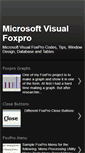 Mobile Screenshot of microsoftvisualfoxpro.blogspot.com