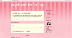 Desktop Screenshot of angelscardcraft.blogspot.com