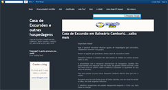 Desktop Screenshot of casadeexcursao.blogspot.com