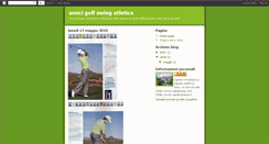 Desktop Screenshot of amicigolf.blogspot.com