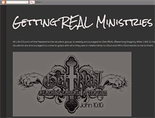 Tablet Screenshot of gettingrealministries.blogspot.com