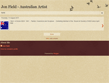 Tablet Screenshot of jonfieldaustralianartist.blogspot.com