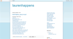 Desktop Screenshot of laurenhappens.blogspot.com