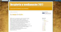 Desktop Screenshot of despiertoamedianoche.blogspot.com