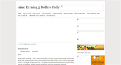 Desktop Screenshot of earn5dollars.blogspot.com