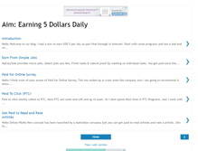 Tablet Screenshot of earn5dollars.blogspot.com