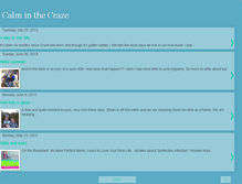 Tablet Screenshot of calminthecraze.blogspot.com