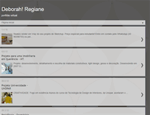 Tablet Screenshot of deborahregiane.blogspot.com