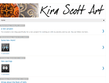 Tablet Screenshot of kirascottart.blogspot.com