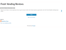 Tablet Screenshot of freshvendingreview.blogspot.com