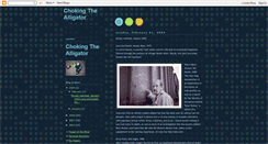 Desktop Screenshot of chokingthealligator.blogspot.com