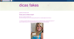 Desktop Screenshot of dicasperfeitasparaseufake.blogspot.com