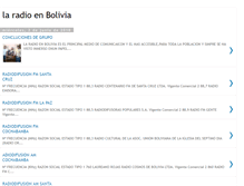 Tablet Screenshot of laradioenbolivia.blogspot.com