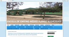 Desktop Screenshot of escolaflaviorodrigues.blogspot.com