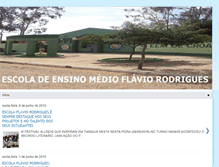 Tablet Screenshot of escolaflaviorodrigues.blogspot.com