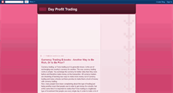 Desktop Screenshot of day-profit-trading.blogspot.com