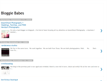 Tablet Screenshot of bloggiebabes.blogspot.com