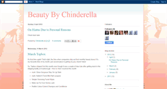 Desktop Screenshot of chinderellabeauty.blogspot.com