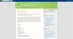 Desktop Screenshot of bloggingadventures101.blogspot.com