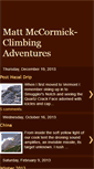 Mobile Screenshot of mattmccormickclimbing.blogspot.com