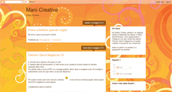 Desktop Screenshot of manicreative.blogspot.com