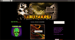 Desktop Screenshot of goresound.blogspot.com