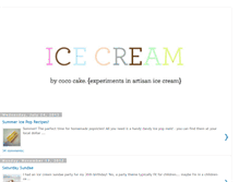 Tablet Screenshot of cococakeicecream.blogspot.com