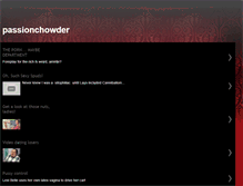 Tablet Screenshot of passionchowder.blogspot.com