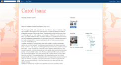 Desktop Screenshot of carolisaac.blogspot.com