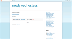 Desktop Screenshot of newlywedhostess.blogspot.com